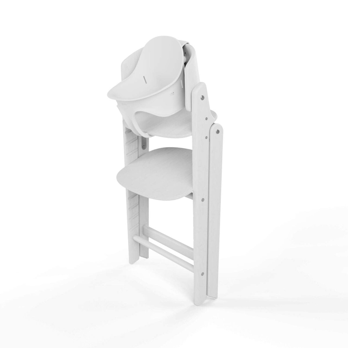 Silla de Comer Evolutiva Click & Fold 3 en 1 All White