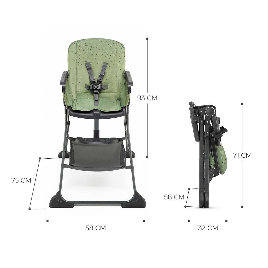 Silla de Comer Plegable Foldee Green