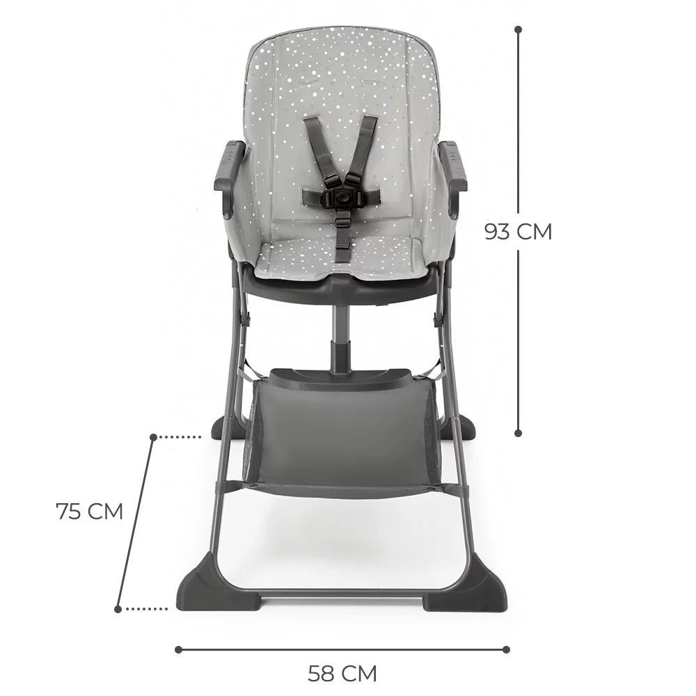 Silla de Comer Plegable Foldee Grey