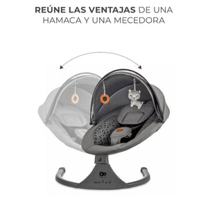 Silla Mecedora / Hamaca eléctrica Lumi 2 Dark Grey