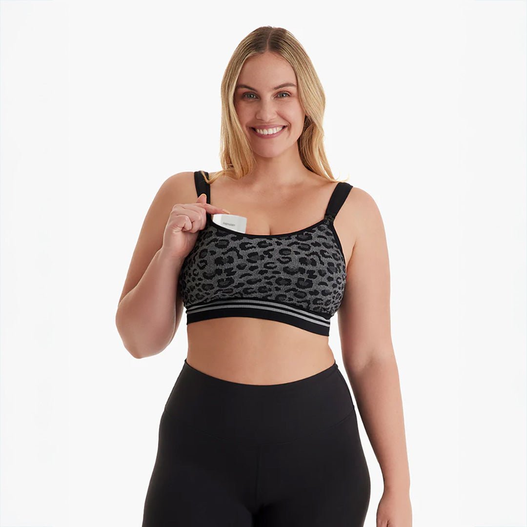 Sostén de Lactancia 4 en 1 Leopardo Black T/L