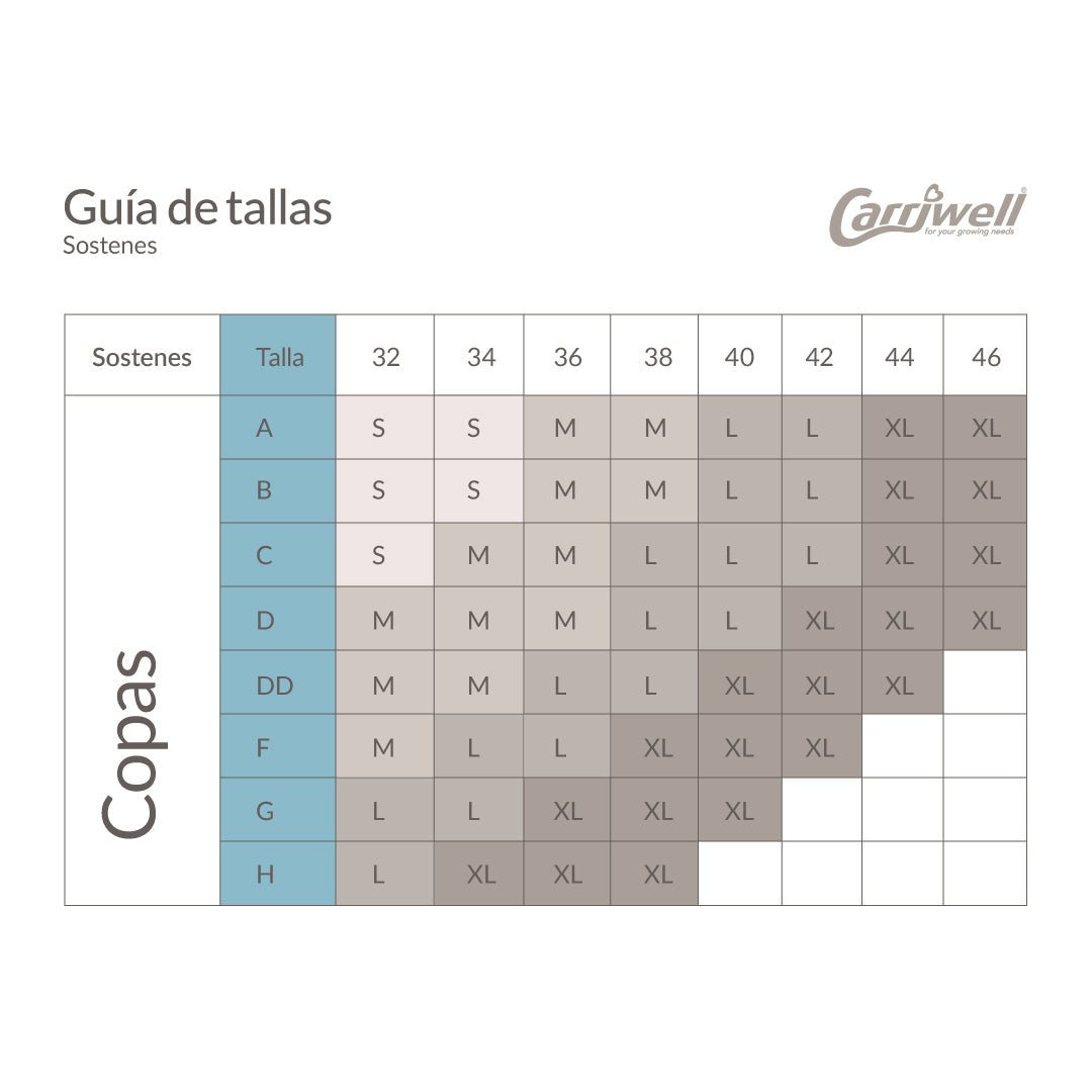 Sujetador Lactancia "Carri-Gel" Negro - M