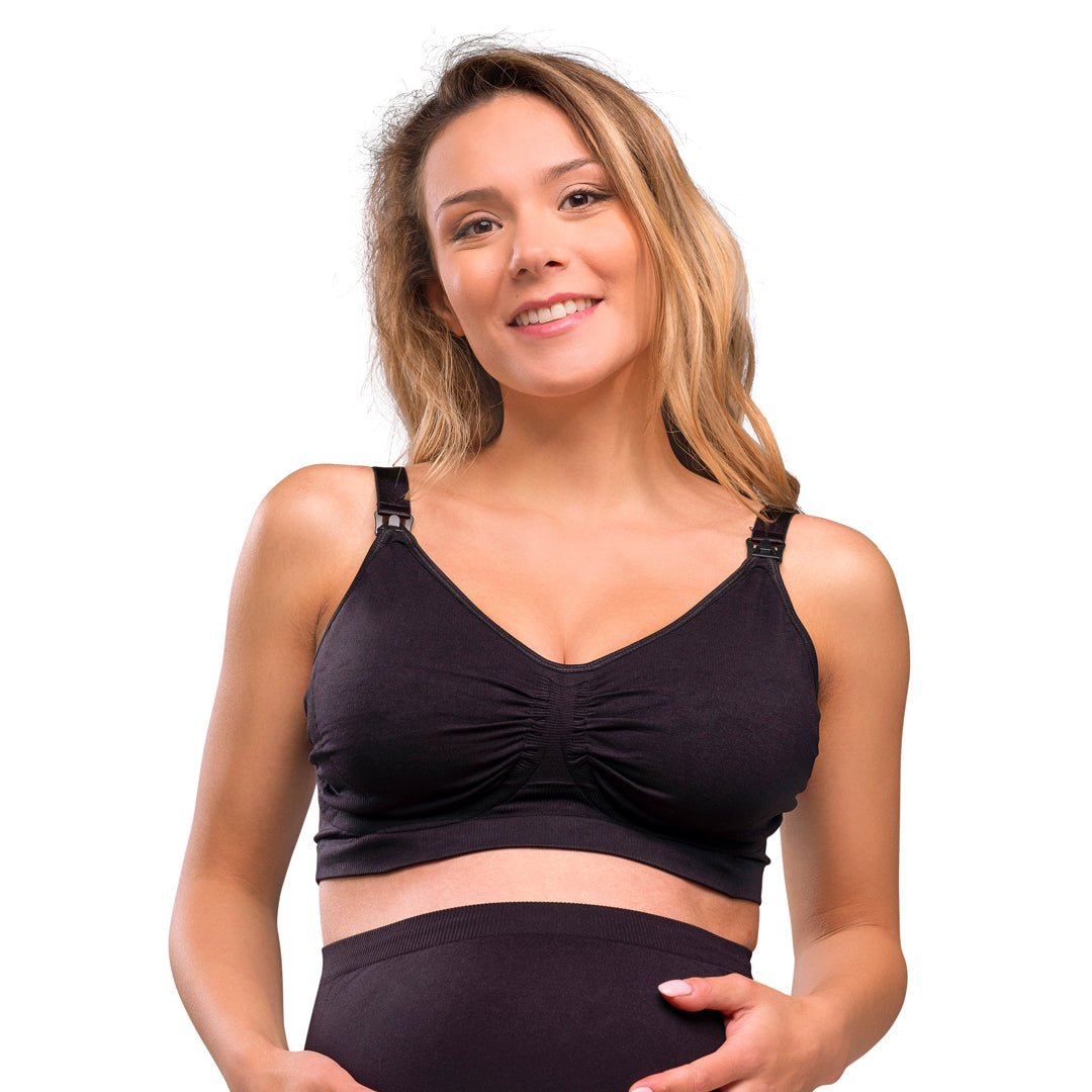 Sujetador Lactancia "Carri-Gel" Negro - M