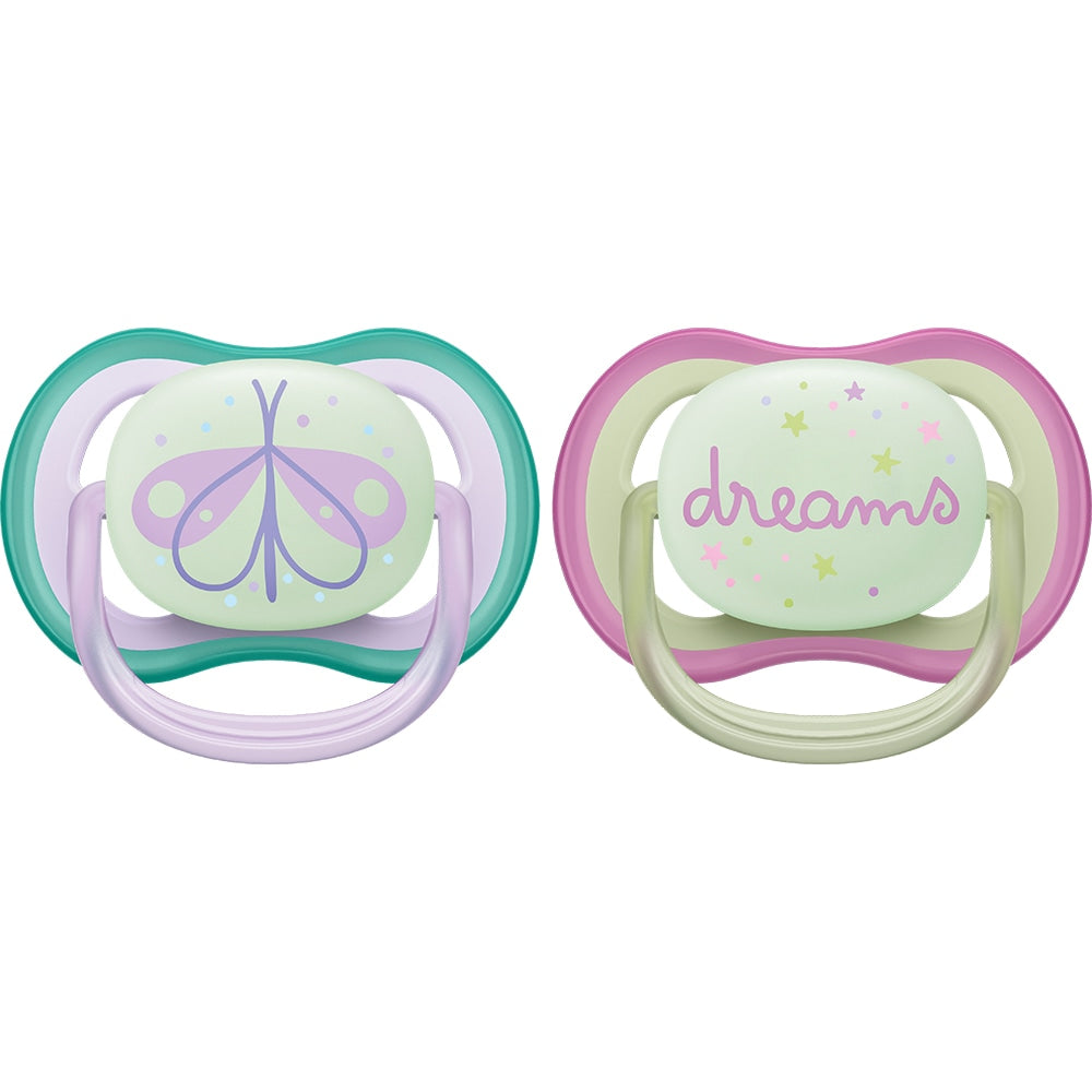 Chupete UA Night 0-6M niña