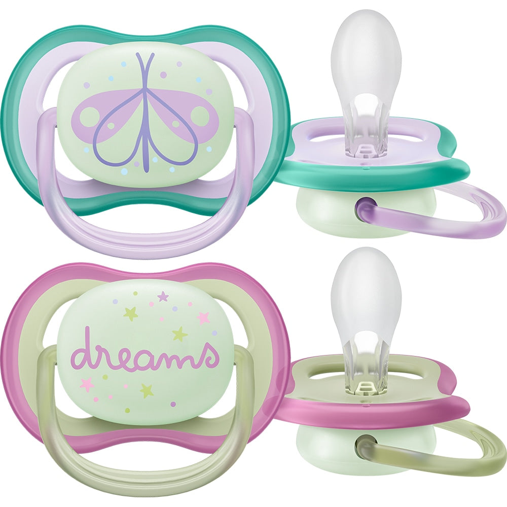 Chupete UA Night 0-6M niña