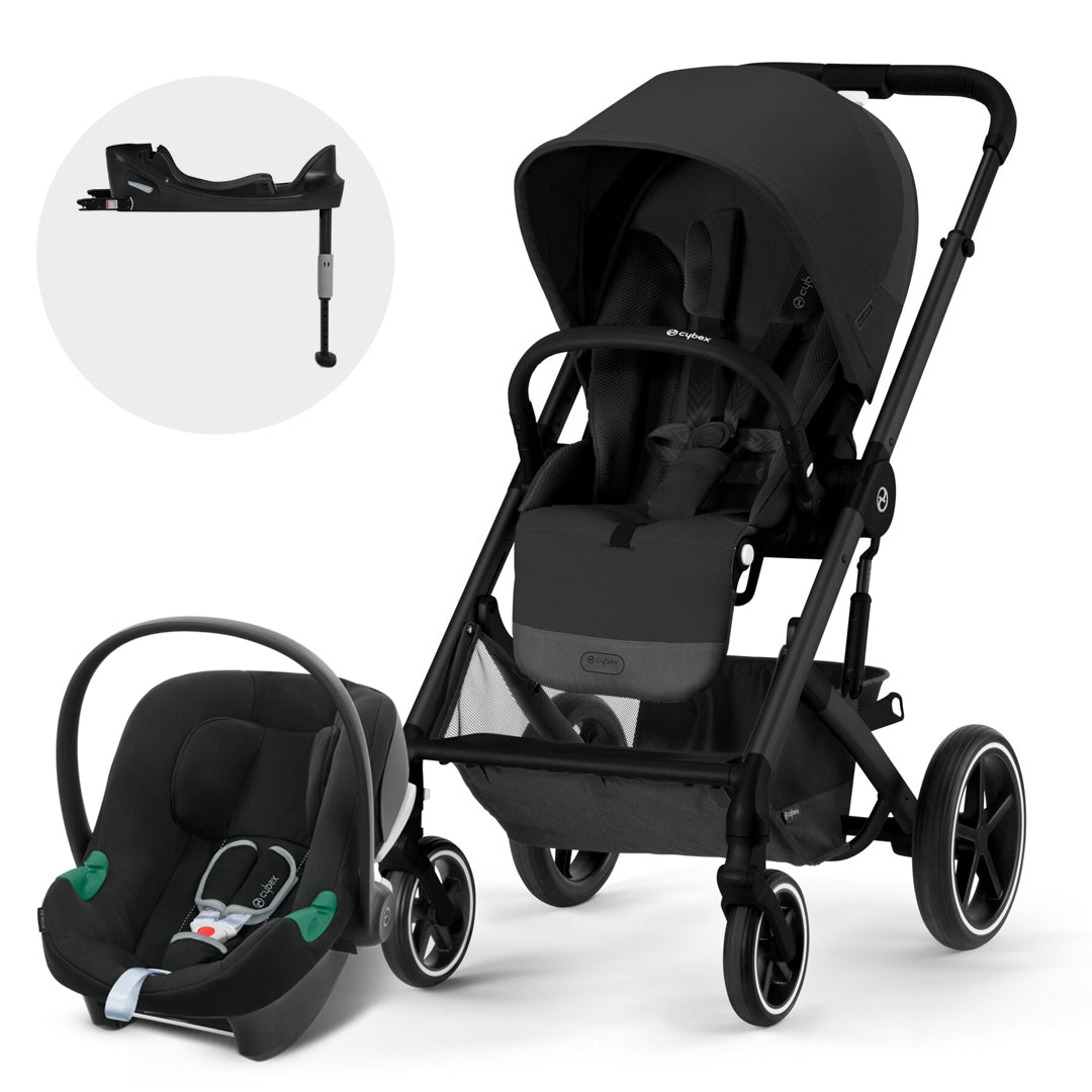 Travel System Balios S Lux 3.0 + Aton B2 + Base Black Moon