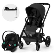 Coche Travel System Balios S Lux 3.0 Magic Black + Aton S2 + Base