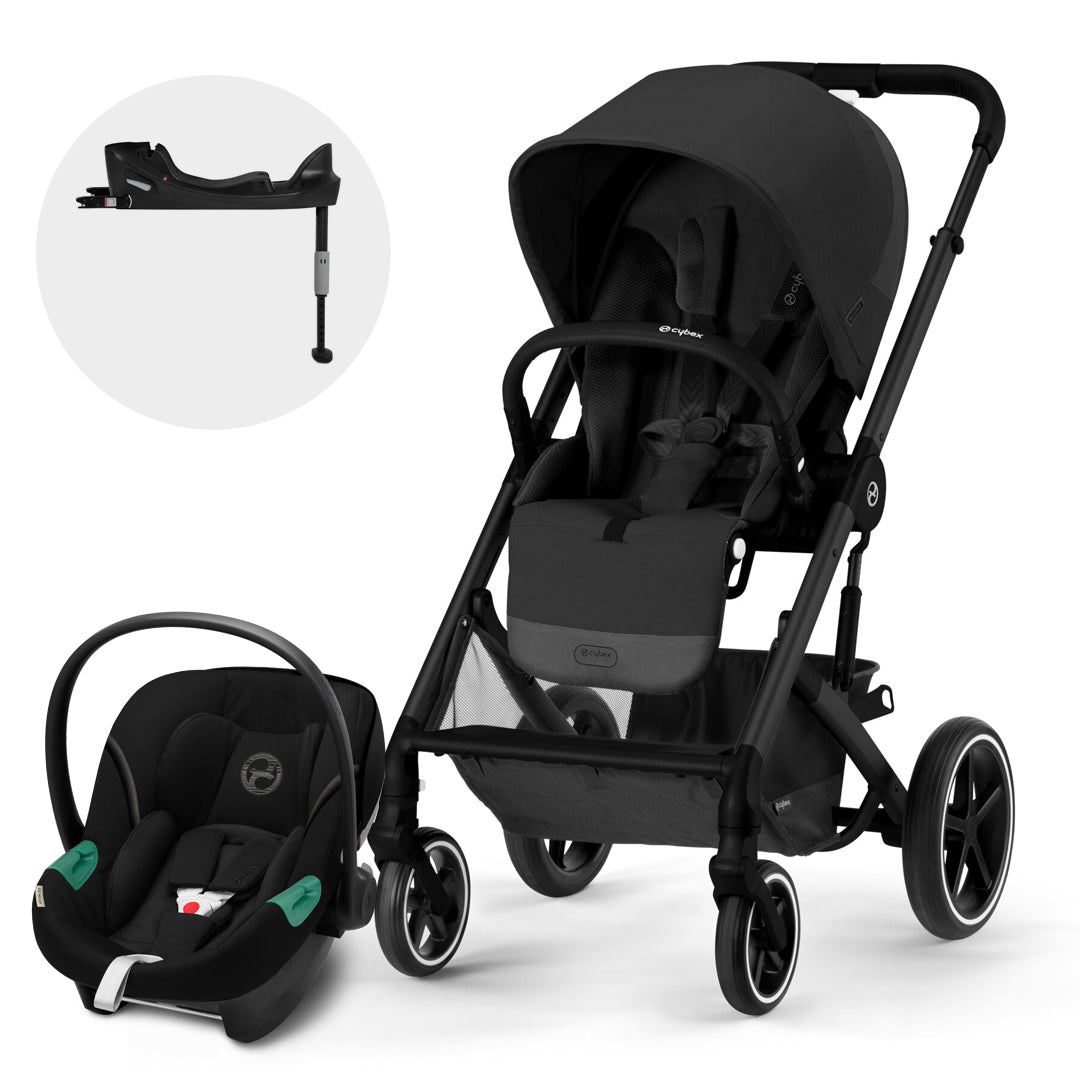 Coche Travel System Balios S Lux 3.0 Magic Black + Aton S2 + Base