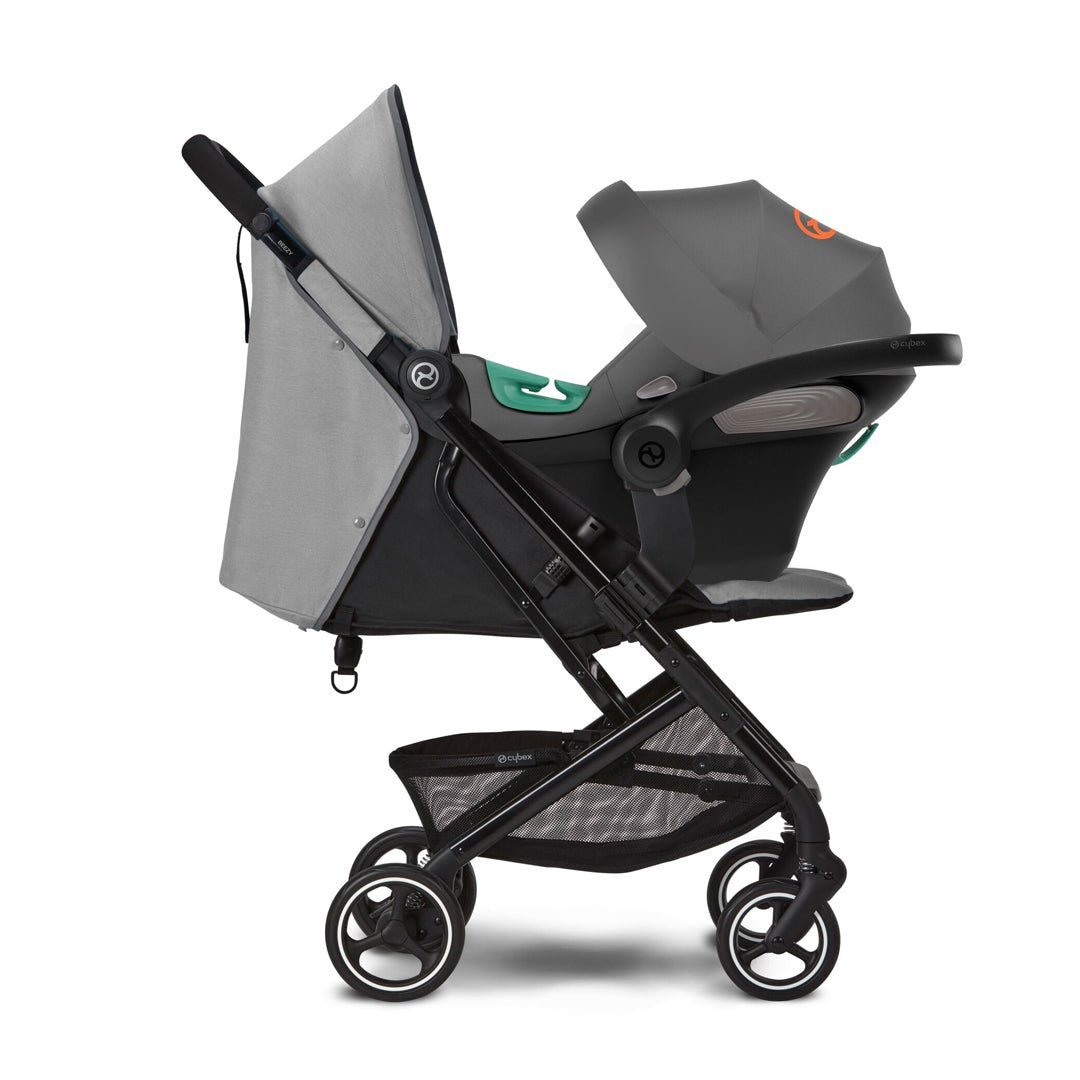 Travel System Beezy Lava Grey (One Box) + Aton S2