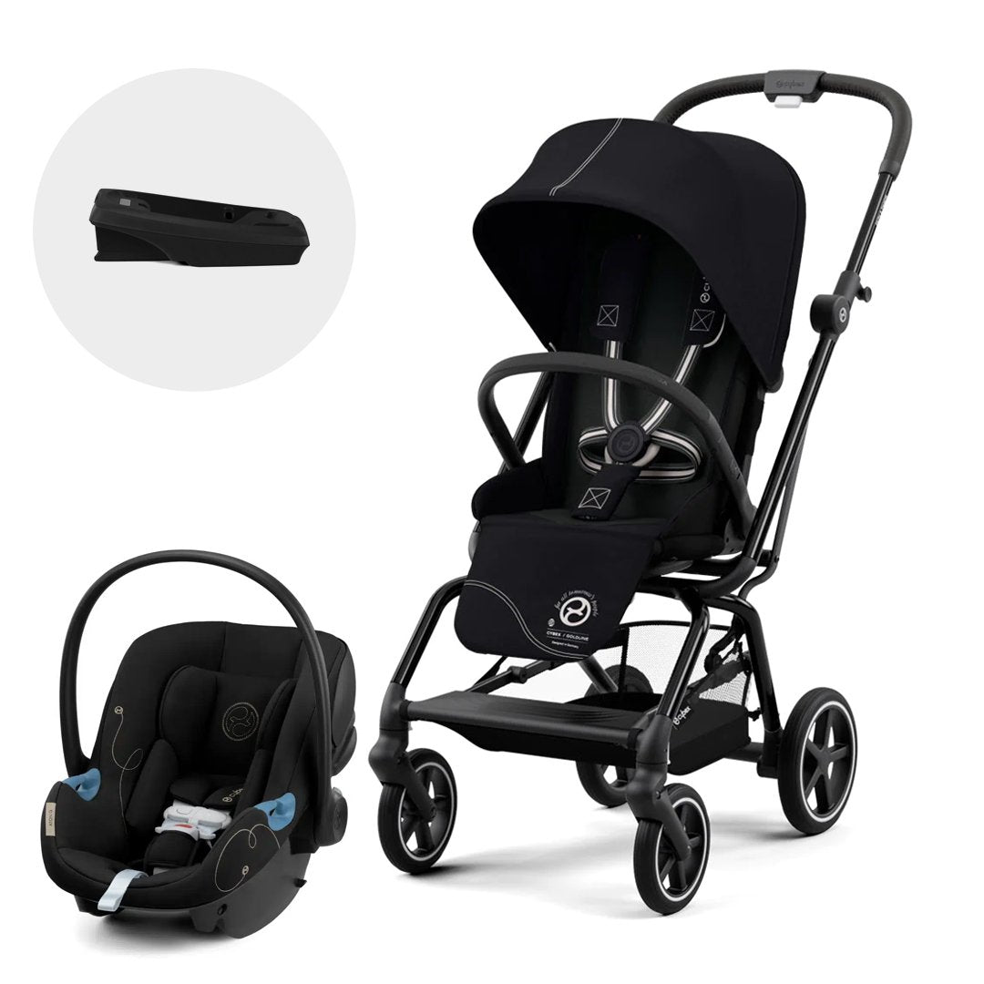 Coche Travel System Eezy S Twist Plus Black Magic + Aton G + Base G