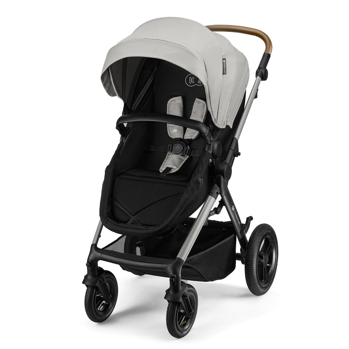 Coche Travel System Moov 2 XL 3 en 1 Grey + Silla Mink