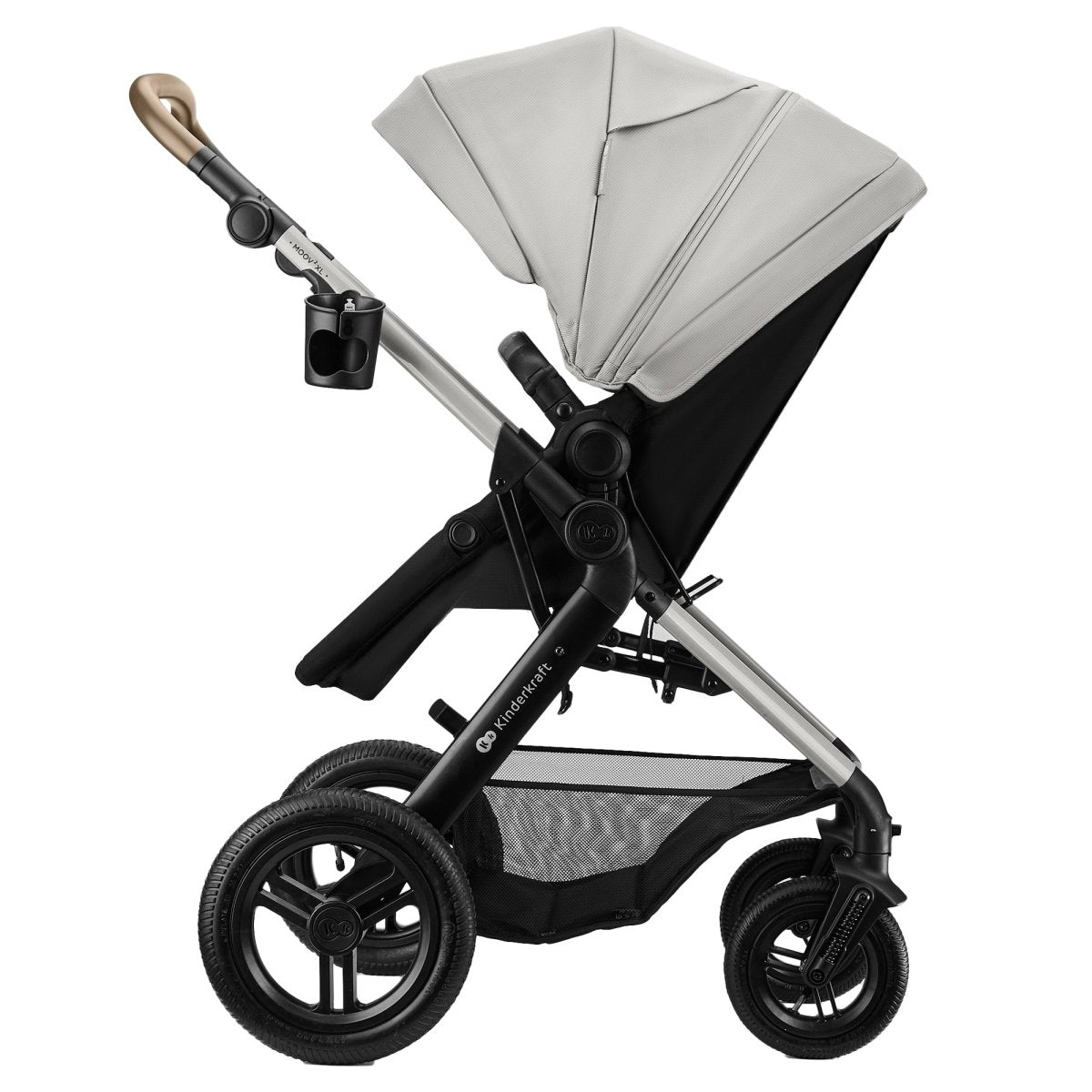 Coche Travel System Moov 2 XL 3 en 1 Black + Silla Mink