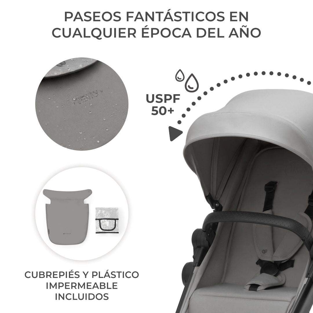Coche Travel System Newly 3 en 1 Grey