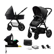Coche Travel System Moov 3 en 1 Grey + Base Isofix