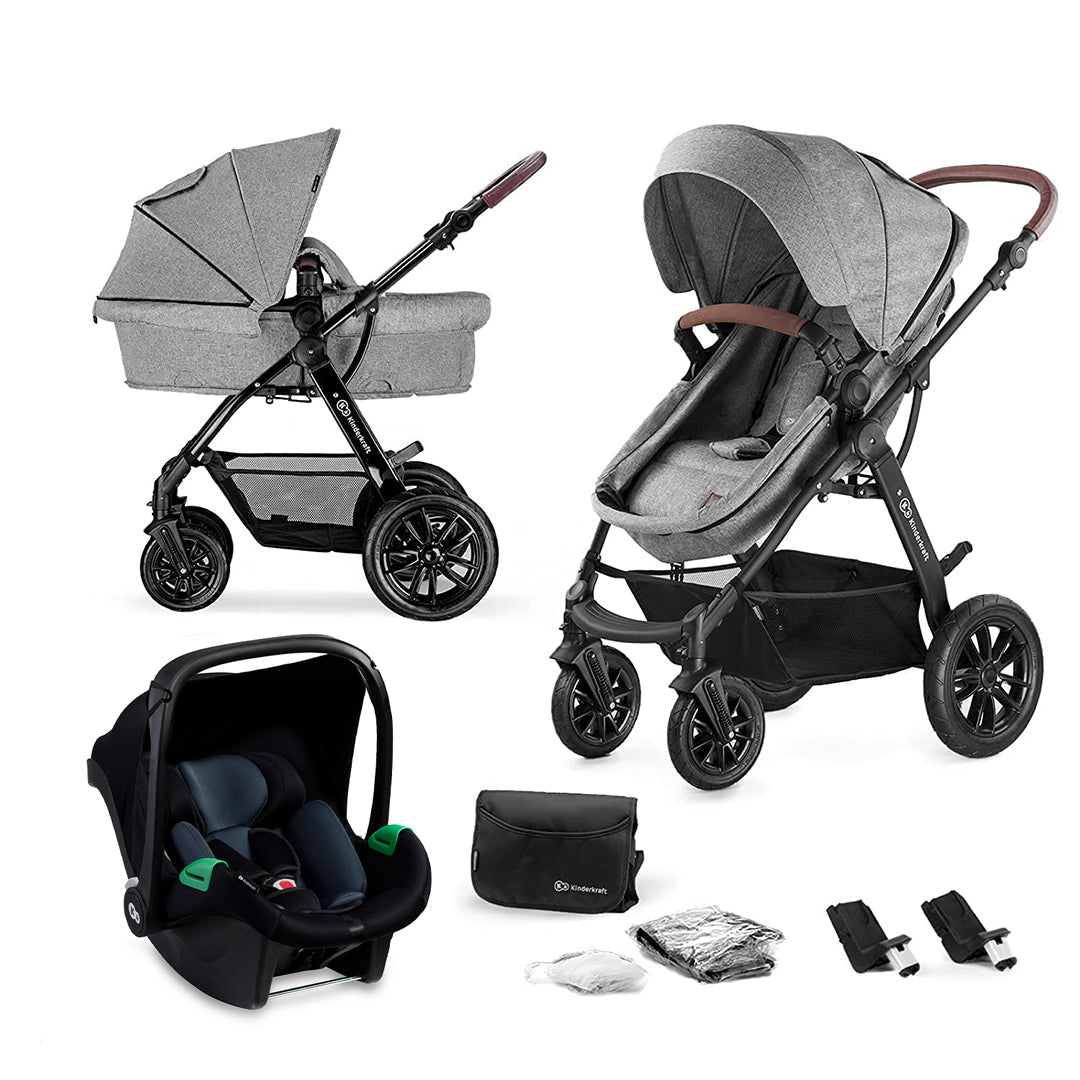 Coche Travel System Moov 3 en 1 Grey
