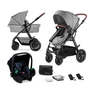 Coche Travel System Moov 3 en 1 Grey