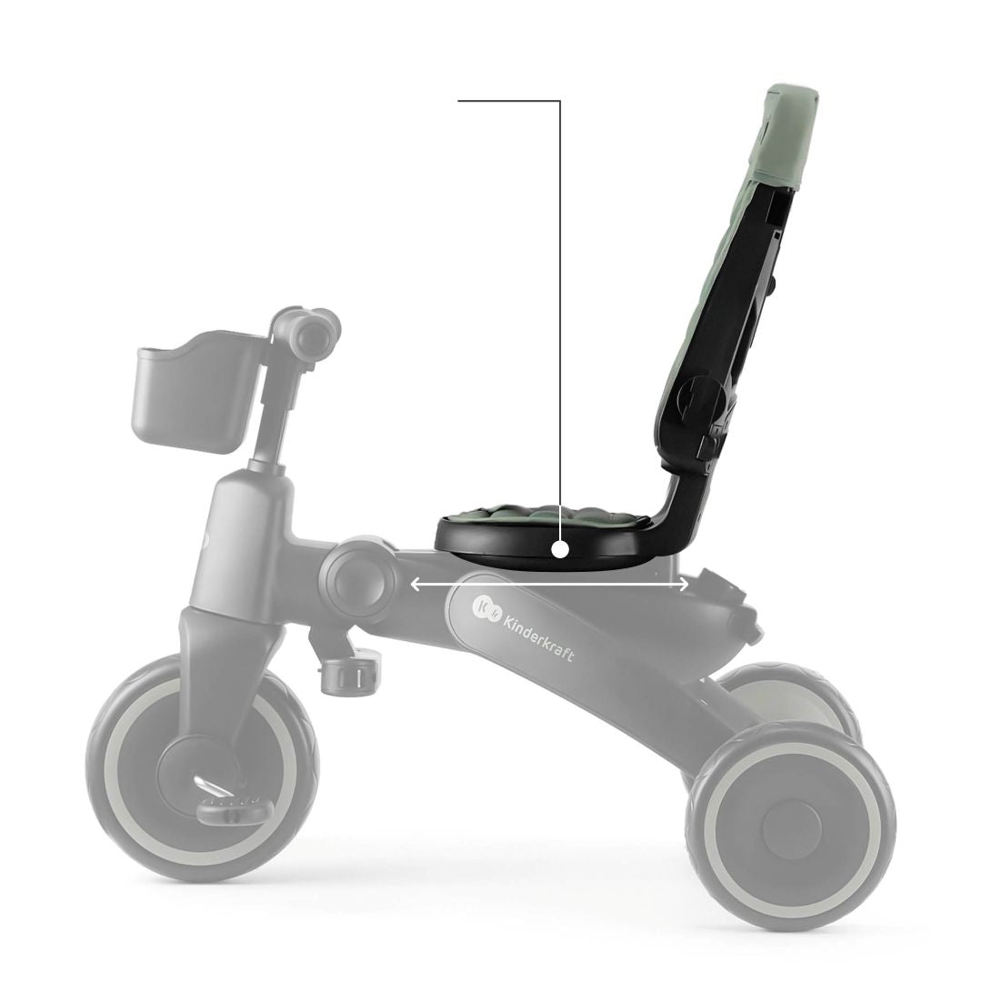 Triciclo Multifuncional JAZZ 6 en 1 Green