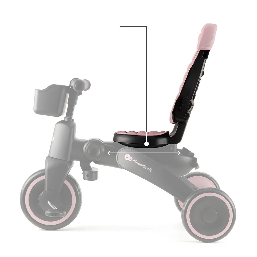 Triciclo Multifuncional JAZZ 6 en 1 Pink