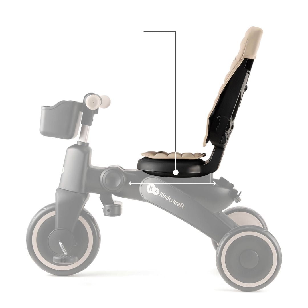 Triciclo Multifuncional JAZZ 6 en 1 Beige