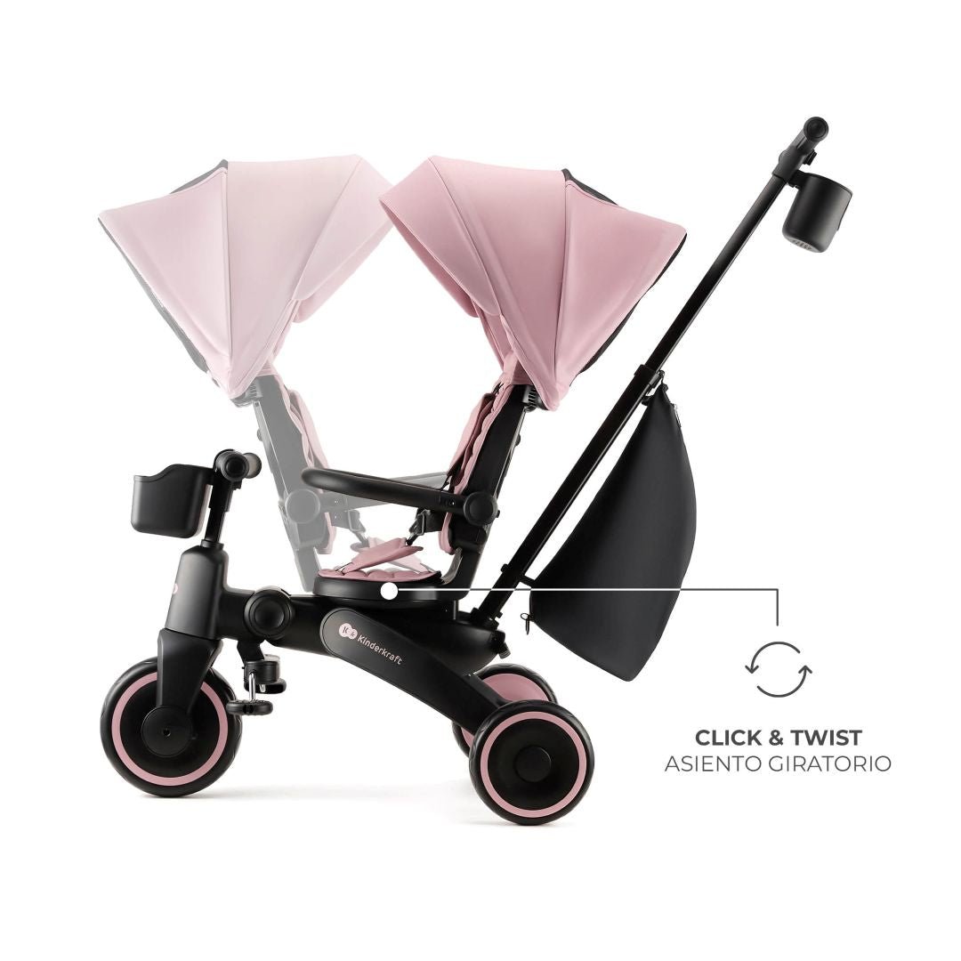 Triciclo Multifuncional JAZZ 6 en 1 Pink