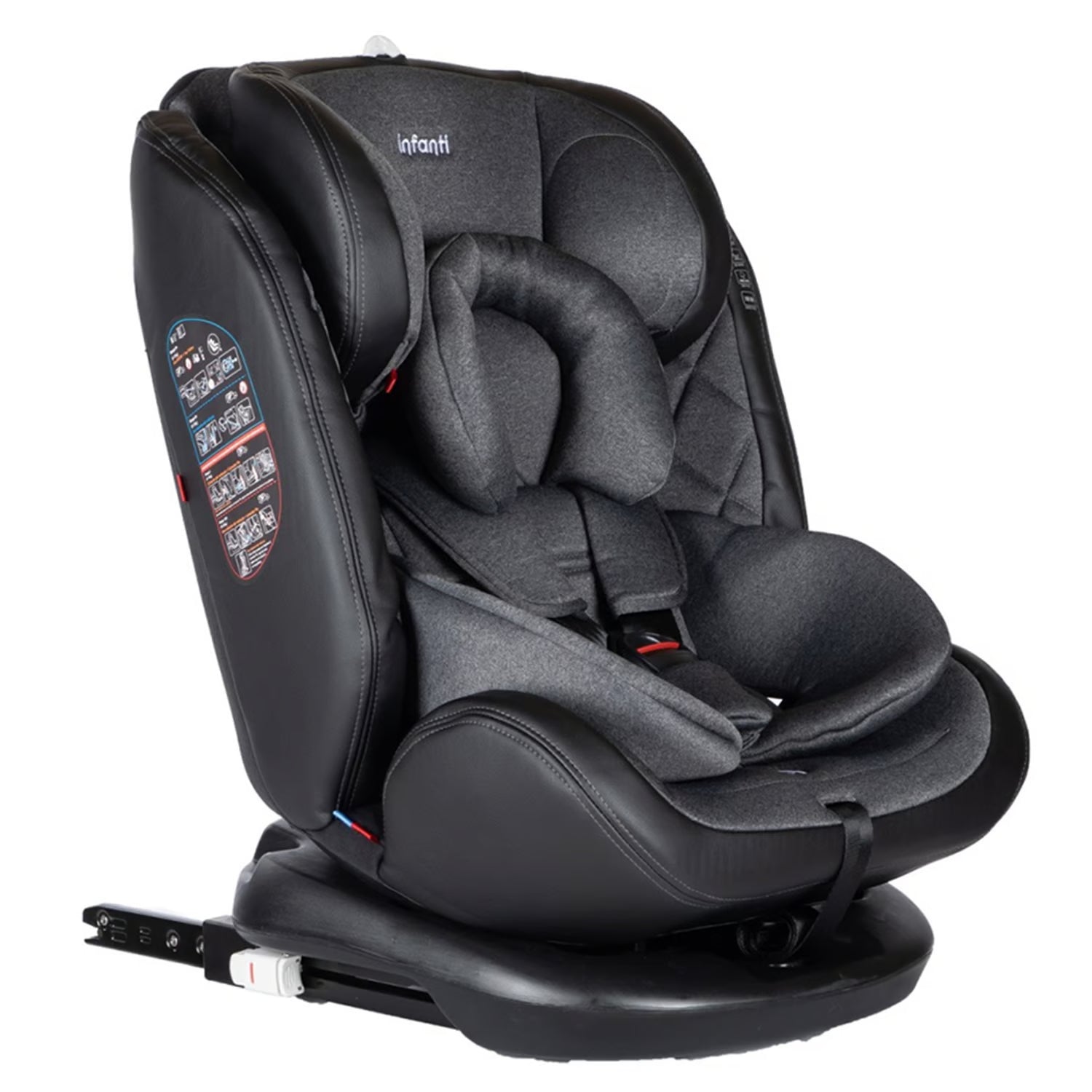 Silla De Auto Convertible I-giro 360 - Gris Oscuro