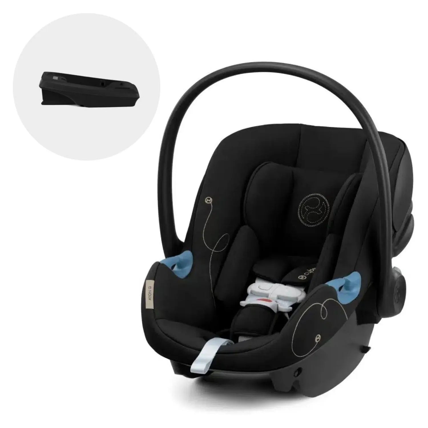 Coche Travel System Libelle Canvas White + Aton G + Base G