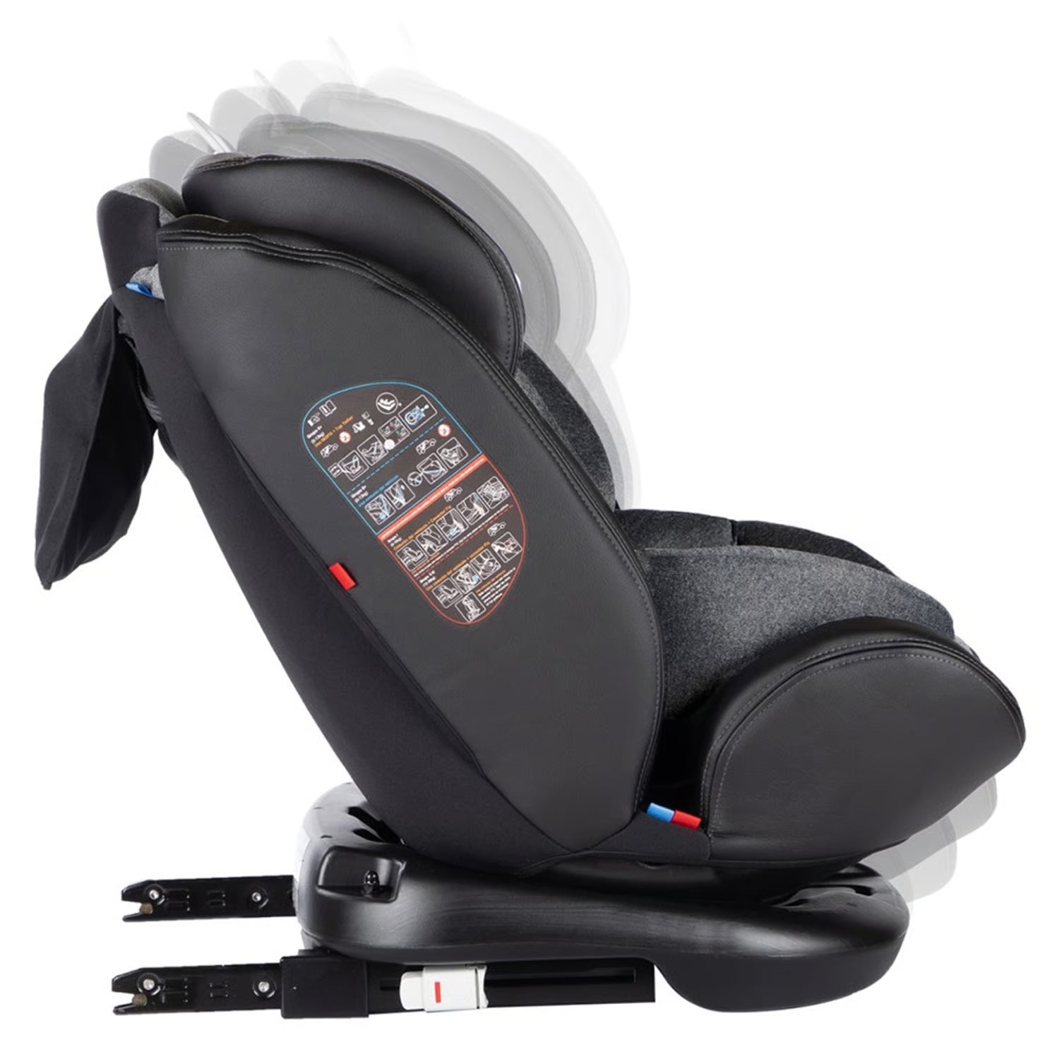 Silla De Auto Convertible I-giro 360 - Gris Oscuro