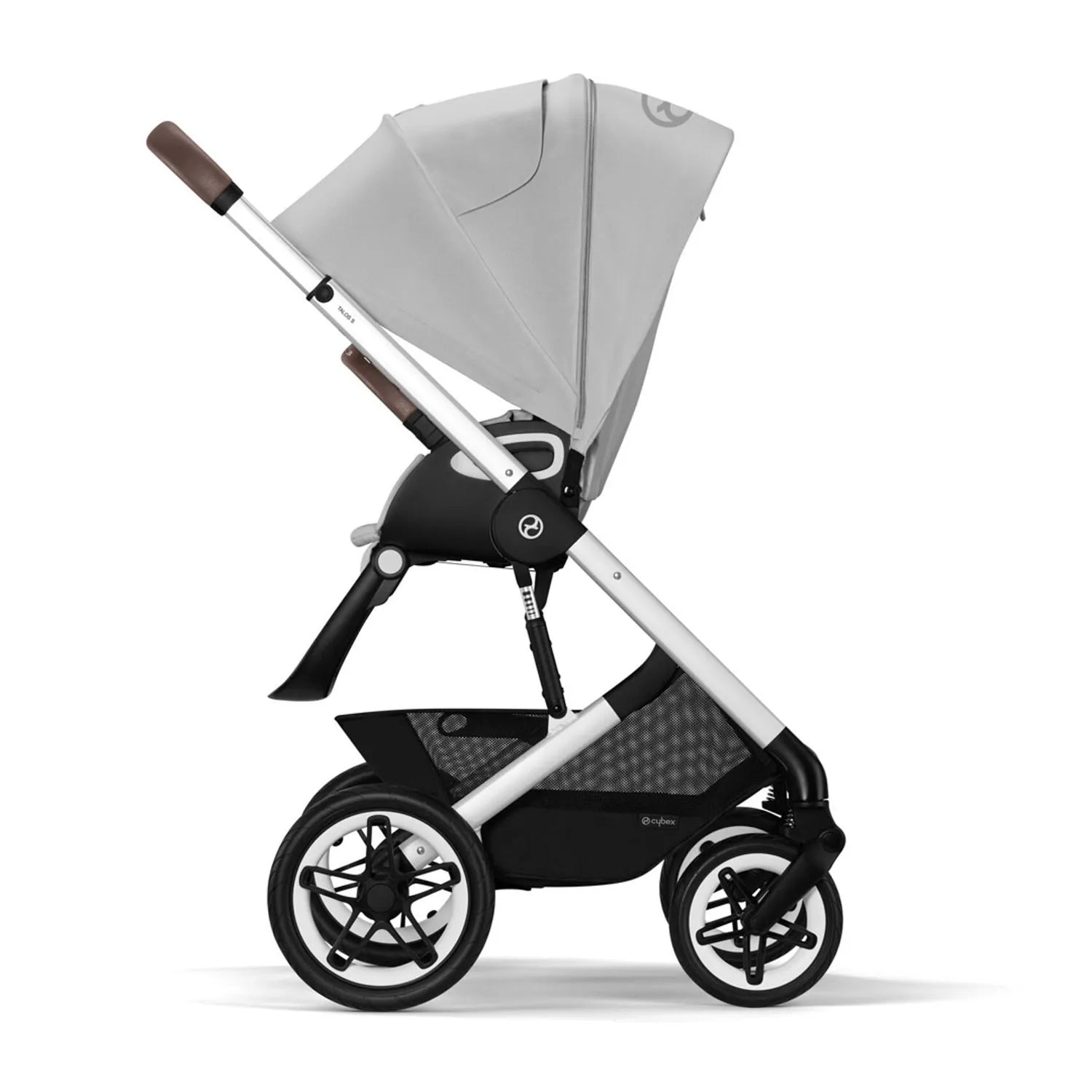 Coche Travel System Talos S Lux 2.0 Silver Lava Grey + Aton S2 + Base