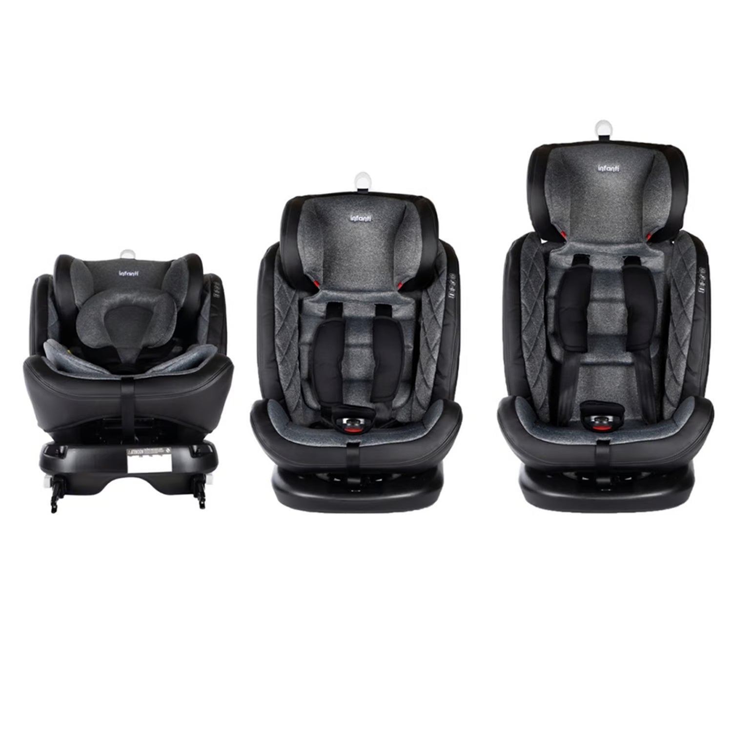 Silla De Auto Convertible I-giro 360 - Gris Oscuro