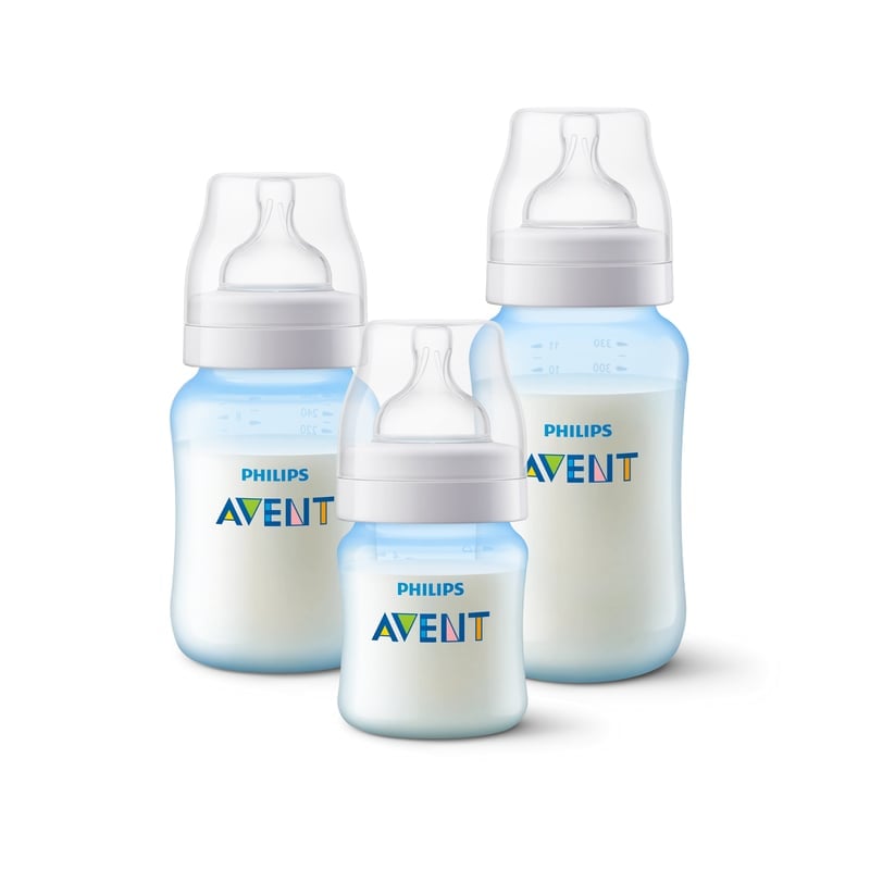Set 3 Mamaderas Anticolic 125, 260, 330 Ml Blue