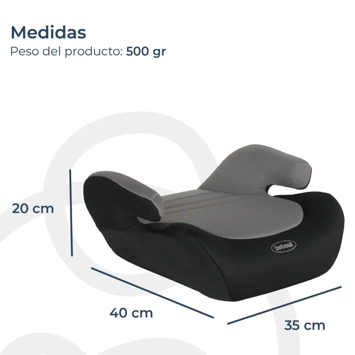 Alzador Booster Gris Bebesit