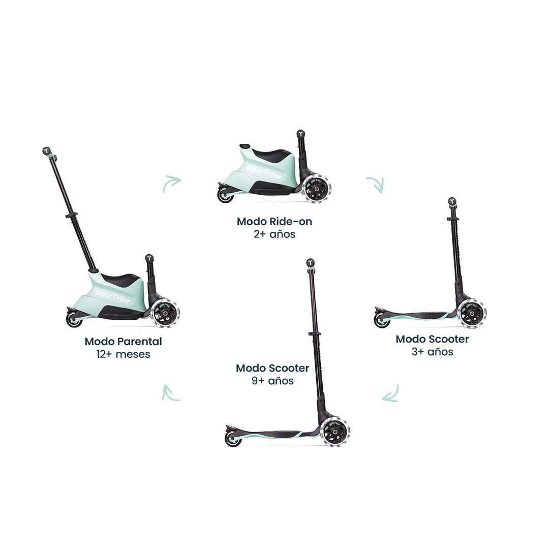 Xtend Scooter Ride On Soft Green